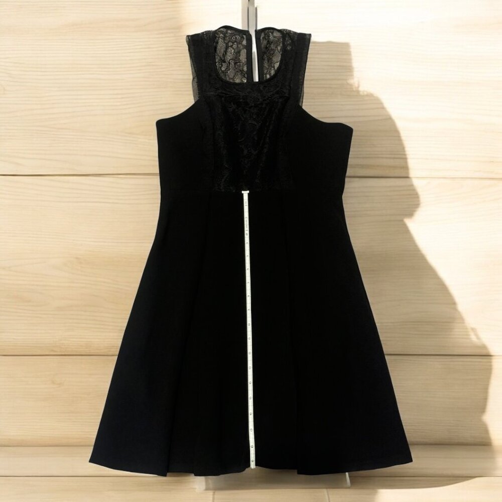 BCBGeneration Little Black Dress with Lace Back | Size 4 - Picture 6 of 7